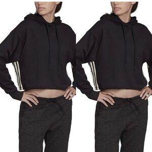 Adidas Must Haves Recycled Cotton‎ Cropped Hoodie